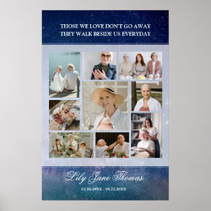 Affiche de sympathie pour collage de photos de sou