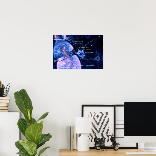 Affiche de synthèse de nerfs (Bureau à domicile)