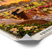 Affiche de table Tex Mex du Texas (Coin)