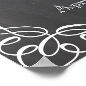 affiche de tableau, affiche de mariage de tableau  (Coin)