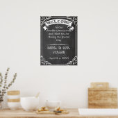 affiche de tableau, affiche de mariage de tableau  (Cuisine)