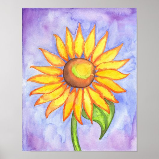 Affiche de tableau d'art Tournesol (Devant)