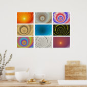 Affiche de tableau de cercles (Cuisine)