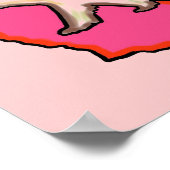 affiche de taille personnalisée couleur rose de l' (Coin)