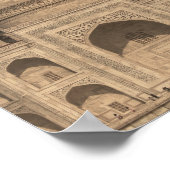 Affiche de Taj Mahal (Coin)