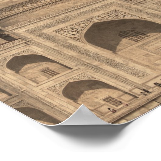 Affiche de Taj Mahal (Coin)