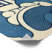 Affiche de Tanuki Joyeux - Folklore Japonais, Oran (Coin)