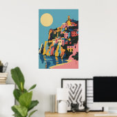 Affiche de Taormina - Impression d'art mural itali (Bureau à domicile)
