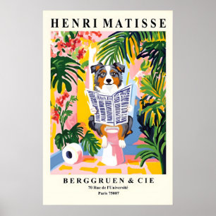 Affiche de Tapisserie Australian Shepherd sur Toil