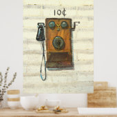 affiche de téléphone payant antique (Cuisine)