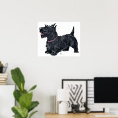 Affiche de Terrier Écossais (Bureau à domicile)