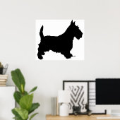Affiche de Terrier Écossais (Bureau à domicile)