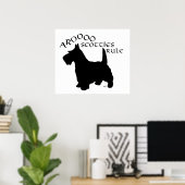 Affiche de Terrier Écossais (Bureau à domicile)