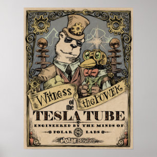 Affiche de Tesla de PB