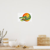 affiche de tête de dragon (Cuisine)