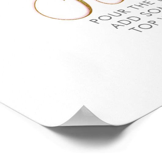 Affiche de texte de script de paillettes d'or de b (Coin)