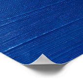 Affiche de texture de pinceau peint en bleu de cob (Coin)