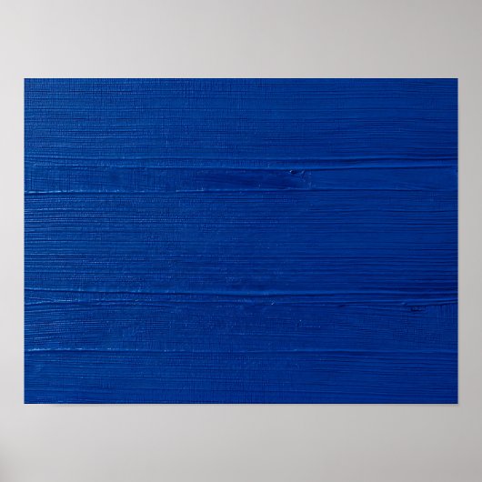 Affiche de texture de pinceau peint en bleu de cob (Devant)