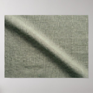 Affiche de texture pliée en lin vert sauge