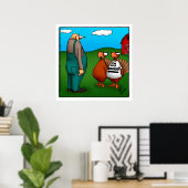 Affiche de Thanksgiving "I'm With Delicious" (Bureau à domicile)