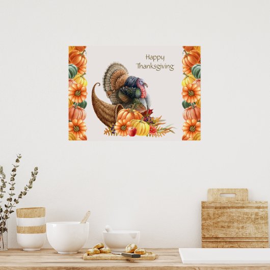 Affiche de Thanksgiving Turkey (Cuisine)
