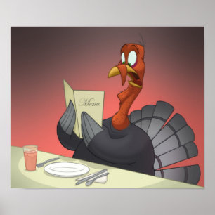 Affiche de Thanksgiving Turkey