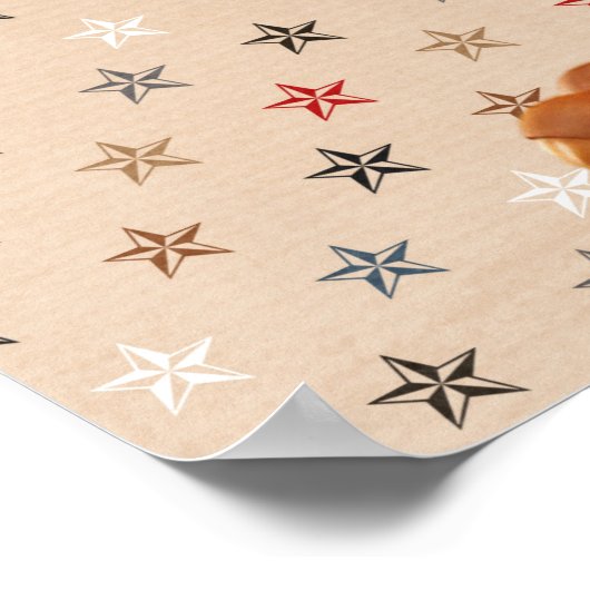 Affiche de Thanksgiving Western Turkey (Coin)