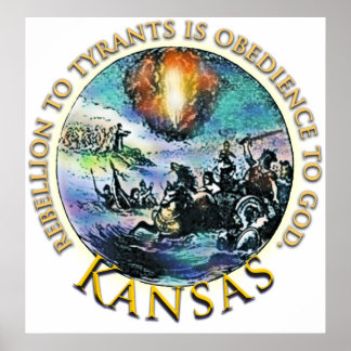 Affiche de thé du Kansas