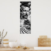 Affiche de Thunder Road Dreamscape en Noir (Cuisine)