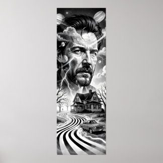 Affiche de Thunder Road Dreamscape en Noir
