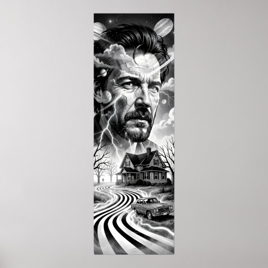 Affiche de Thunder Road Dreamscape en Noir (Devant)