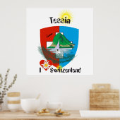 Affiche de Ticino Suisse (Cuisine)
