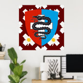 Affiche de Ticino Suisse (Bureau à domicile)