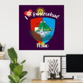 Affiche de Ticino Suisse (Bureau à domicile)