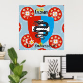 Affiche de Ticino Suisse (Bureau à domicile)
