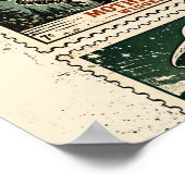 Affiche de timbres-poste cryptides « Respectez les (Coin)