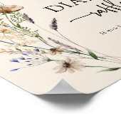 Affiche de tirage au sort de couches Boho (Coin)