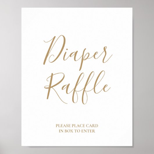 Affiche de tirage au sort de couches en calligraph (Devant)