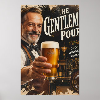 Affiche de toast de taverne classique et d'Amber C