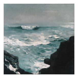 Affiche de toile sur huile Cannon Rock (1895)