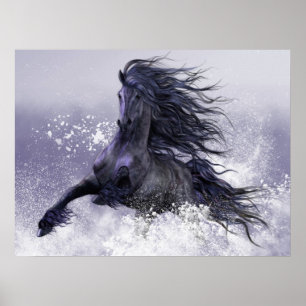 Affiche de tonnerre d'hiver