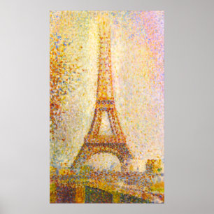Affiche de Tour Eiffel de Seurat
