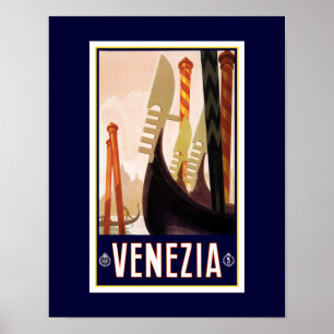 Affiche de tourisme de Venezia