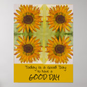 Affiche de tournesol (Devant)