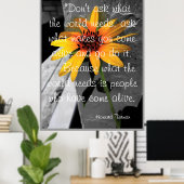 Affiche de tournesol pour Howard Thurman (Bureau à domicile)