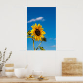 Affiche de tournesol vibrant en fleurs (Cuisine)