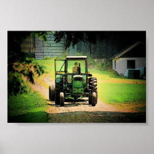 Affiche de tracteur