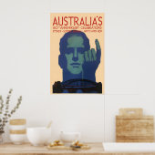 Affiche de train d'Australie 1938 150e anniversair (Cuisine)