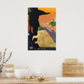 Affiche de train Impression de locomotive Chemin d (Cuisine)