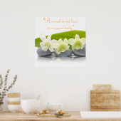 Affiche de traitement holistique des Spas (Cuisine)